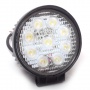 Фара рабочего света круглая 9 led 27w (2шт.)